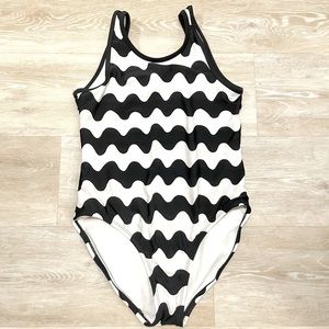 Marimekko wavy striped One Piece Swimsuit